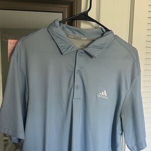 Adidas Men's Blue Polo Shirt MEDIUM